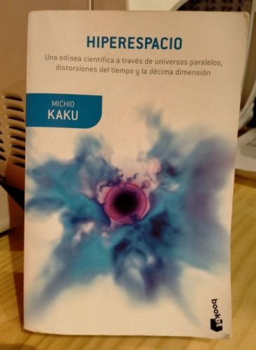 Portada do libro de Michio Kaku, Hiperespacio