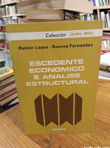 Portada do libro de López-Suevos, Escedente económico e análise estructural