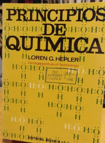 Portada do libro de Hepler, Principios de Química