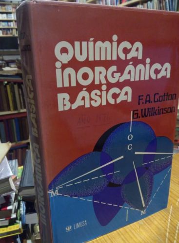 Portada do libro de Quimica Inorganica Basica. Cotton. Wilkinson