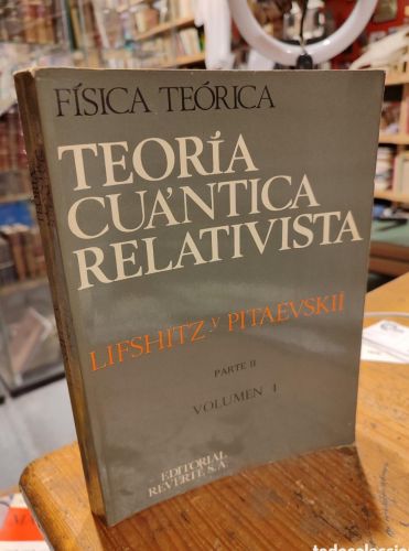 Portada do libro de TEORIA CUANTICA RELATIVISTA. LIFSHITZ Y PITAEVSKII. PARTE II. VOLUMEN 4