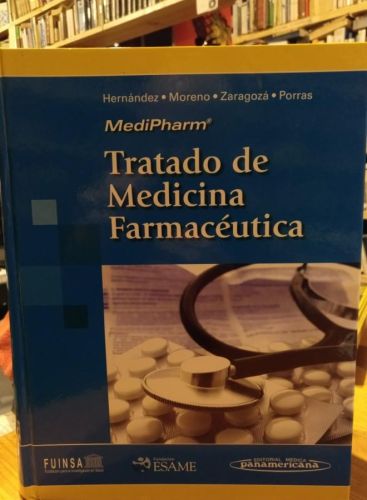 Portada do libro de Hernández,Tratado de Medicina Farmacéutica