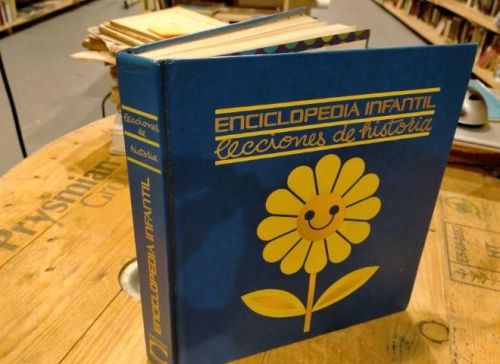 Portada do libro de Enciclopedia Infantil: Lecciones de historia. Fernando Carroggio