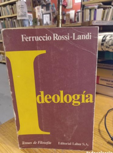 Portada do libro de Rossi-Landi Ideología