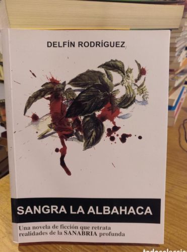 Portada do libro de Rodríguez, Sangra la albahaca