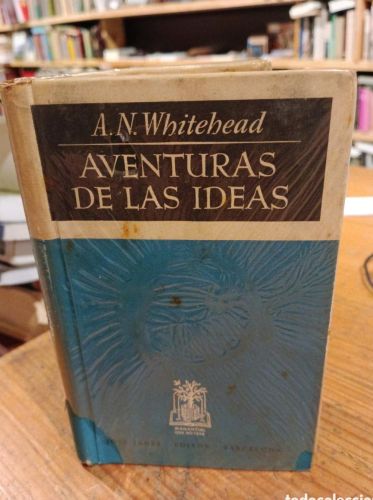 Portada do libro de Whitehead, Aventuras de las ideas