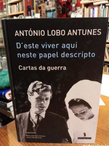Portada do libro de Lobo Antunes, D'este viver aqui