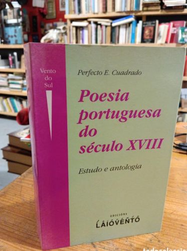 Portada do libro de Poesía portuguesa do século XVIII