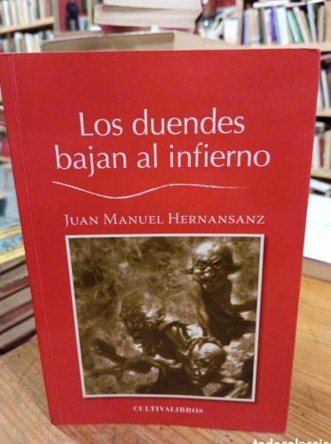 Portada do libro de Los duendes bajan al infierno