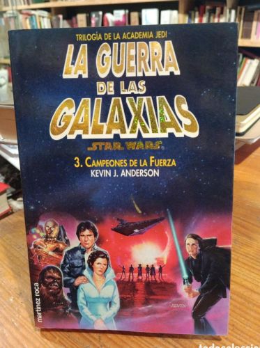Portada do libro de Campeones de la fuerza (La Guerra de las Galaxias)