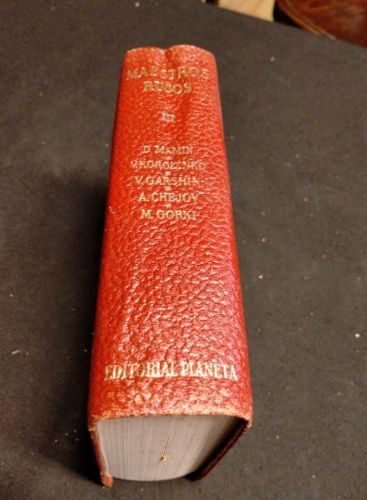 Portada do libro de Maestros Rusos III (Editorial Planeta)