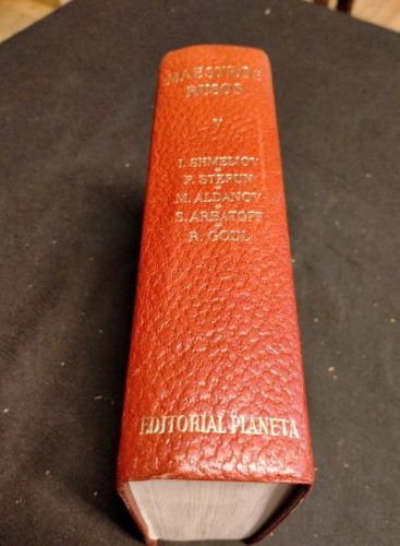 Portada do libro de Maestros Rusos V (Editorial Planeta)