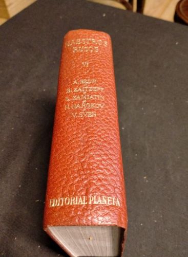 Portada do libro de Maestros Rusos IV (Editorial Planeta)