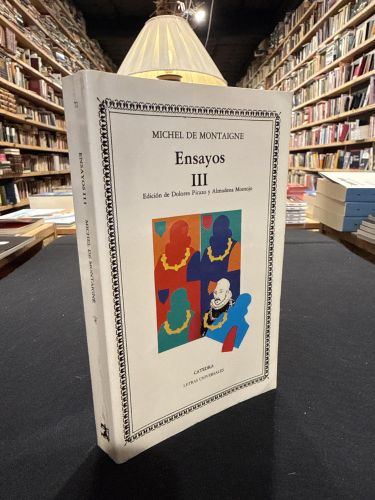 Portada del libro de Ensayos, III