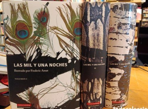 Portada do libro de Las mil y una noches ilustrado por Frederic Amat