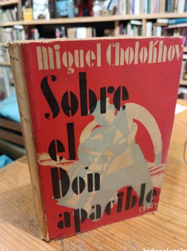 Portada do libro de Cholokhov Sobre el Son apacible 1930