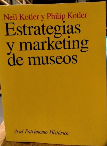 Portada del libro de Kotler - Estrategias y marketing de museos