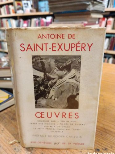 Portada do libro de Saint-Exupéry Oeuvres