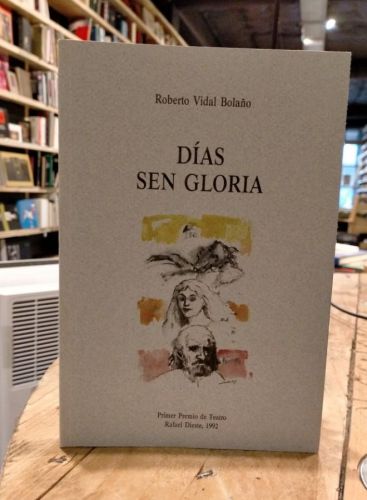 Portada do libro de Roberto Vidal Bolaño - Días sin gloria