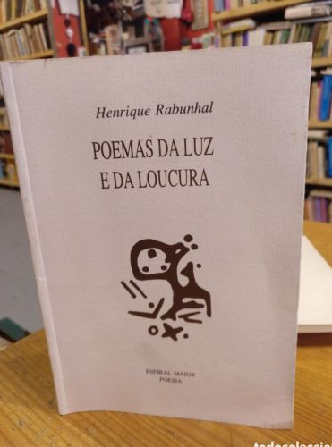 Portada do libro de Henrique Rabunhal, Poemas da luz