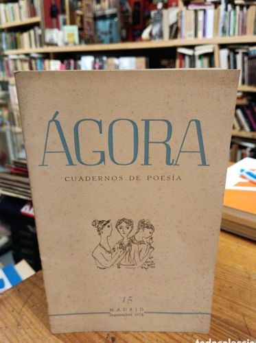 Portada do libro de Ágora Cuadernos de poesía 15
