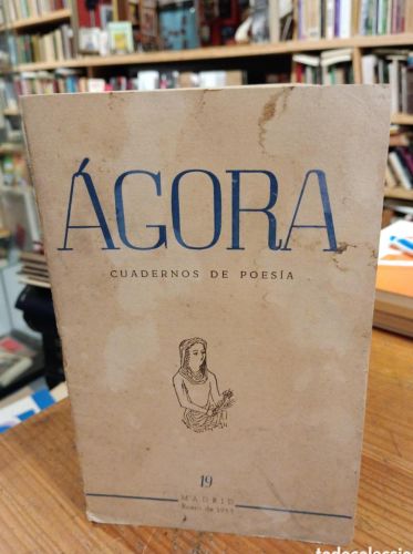 Portada do libro de Ágora Cuadernos de poesía 19