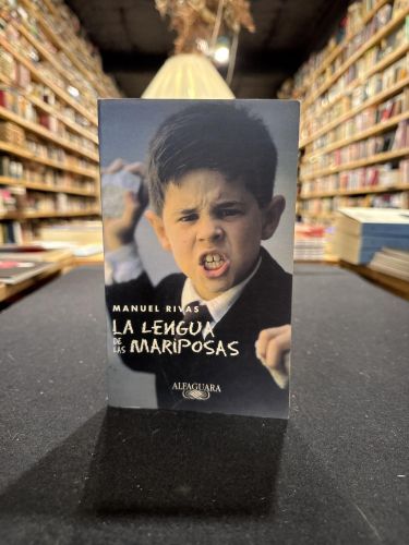 Portada do libro de La lengua de las mariposas