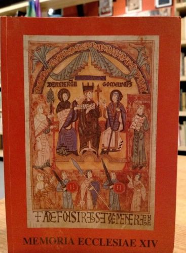 Portada do libro de Memoria Ecclesiae XIV