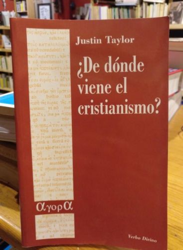 Portada do libro de Taylor ¿De dónde viene el cristianismo?