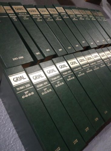 Portada do libro de REVISTA GRIAL. 26 TOMOS + INDICE.