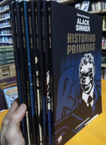 Portada do libro de ALACK SINNER. MUÑOZ Y SAMPAYO. 7 VOL.
