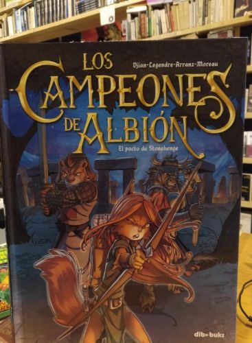 Portada do libro de Los campeones de Albión