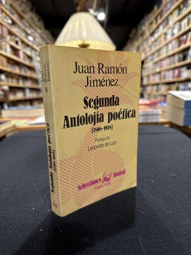 Portada del libro de Segunda antolojia poetica
