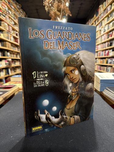 Portada del libro de LOS GUARDIANES DEL MASER VOL 1: 1. LA SEGUNDA LUNA / 2. LA ISLA DE LOS ENANOS