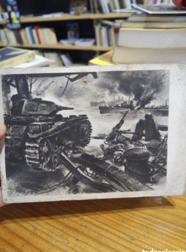POSTAL ANTIGUA CON SELLO ALEMANIA NAZI. 1941. CORUÑA
