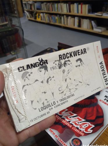 TACO DE ENTRADAS CLANGOR. ROCKWEAR. LOQUILLO Y LOS TROGLODITAS EN CONCIERTO