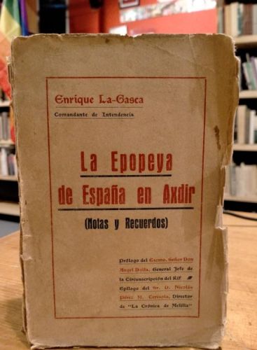 Portada del libro de Enrique La-Gasca, La epopeya de España en Axdir