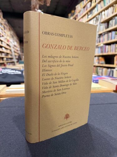 Portada do libro de OBRAS COMPLETAS GONZALO DE BERCEO