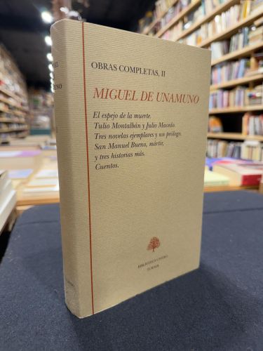 Portada do libro de Obras completas, II. El espejo de la muerte. Tulio Montalbán y Julio Macedo. Tres novelas ejemplares...