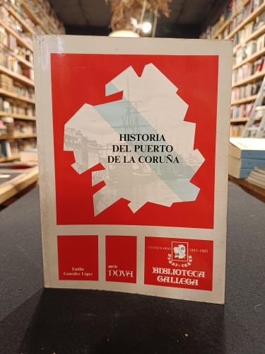 Portada del libro de Historia del puerto de La Coruña