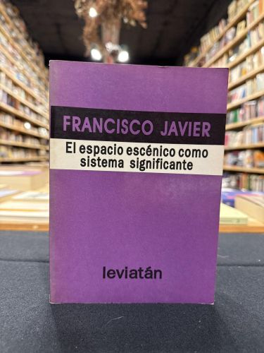 Portada do libro de El espacio escénico como sistema significante