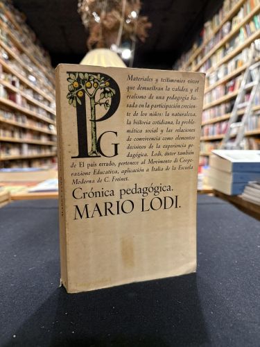 Portada do libro de Crónica pedagógica
