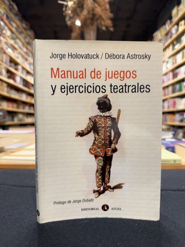 Portada do libro de Manual de juegos y ejercicios teatrales