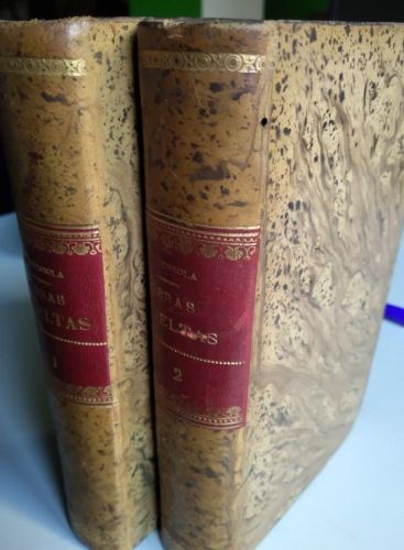 Portada del libro de OBRAS SUELTAS. LEONARDO DE ARGENSOLA. 1889. 2 VOLÚMENES.