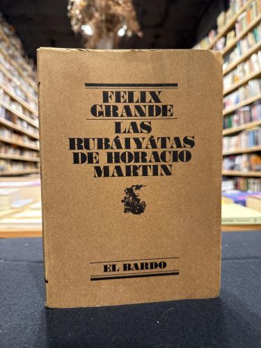 Portada do libro de Las Rubáiyátas de Horacio Marín