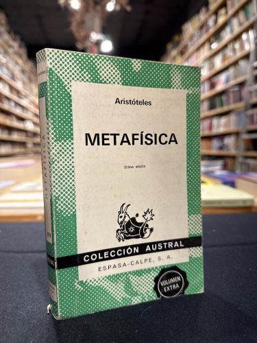 Portada do libro de Metafísica