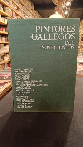 Portada del libro de Pintores gallegos del novecientos