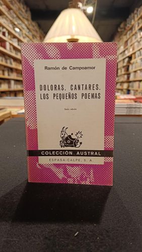 Portada del libro de Doloras. Cantares. Los pequeños poemas