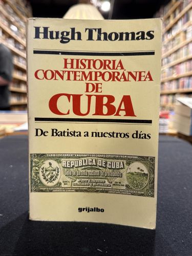 Portada del libro de Historia contemporánea de Cuba