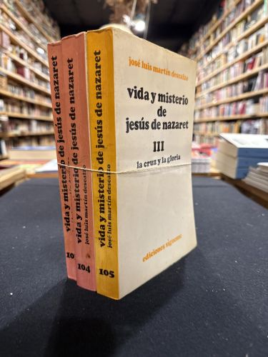 Portada do libro de Vida y misterio de Jesus de Nazaret. 3 vol